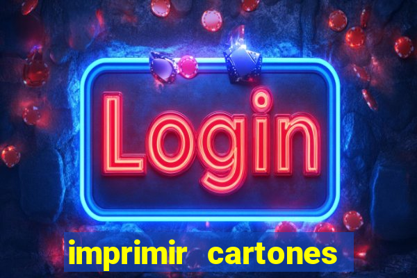 imprimir cartones de bingo